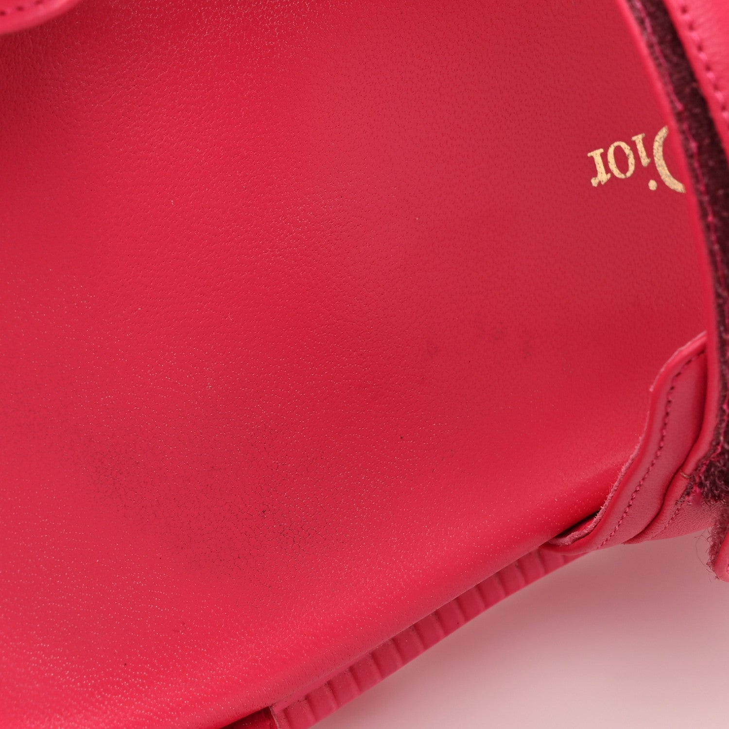 Christian Dior Lambskin Dioract Sandals 38.5 Raspberry 11 of 14