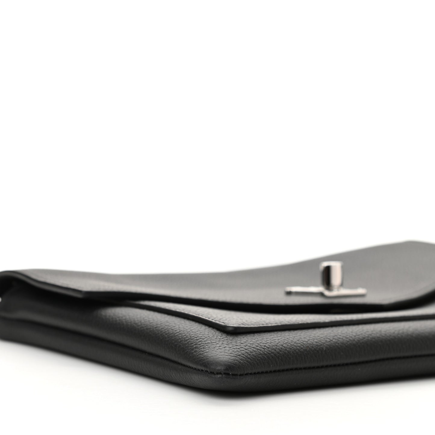 Soft Calfskin My Lockme Pochette Black