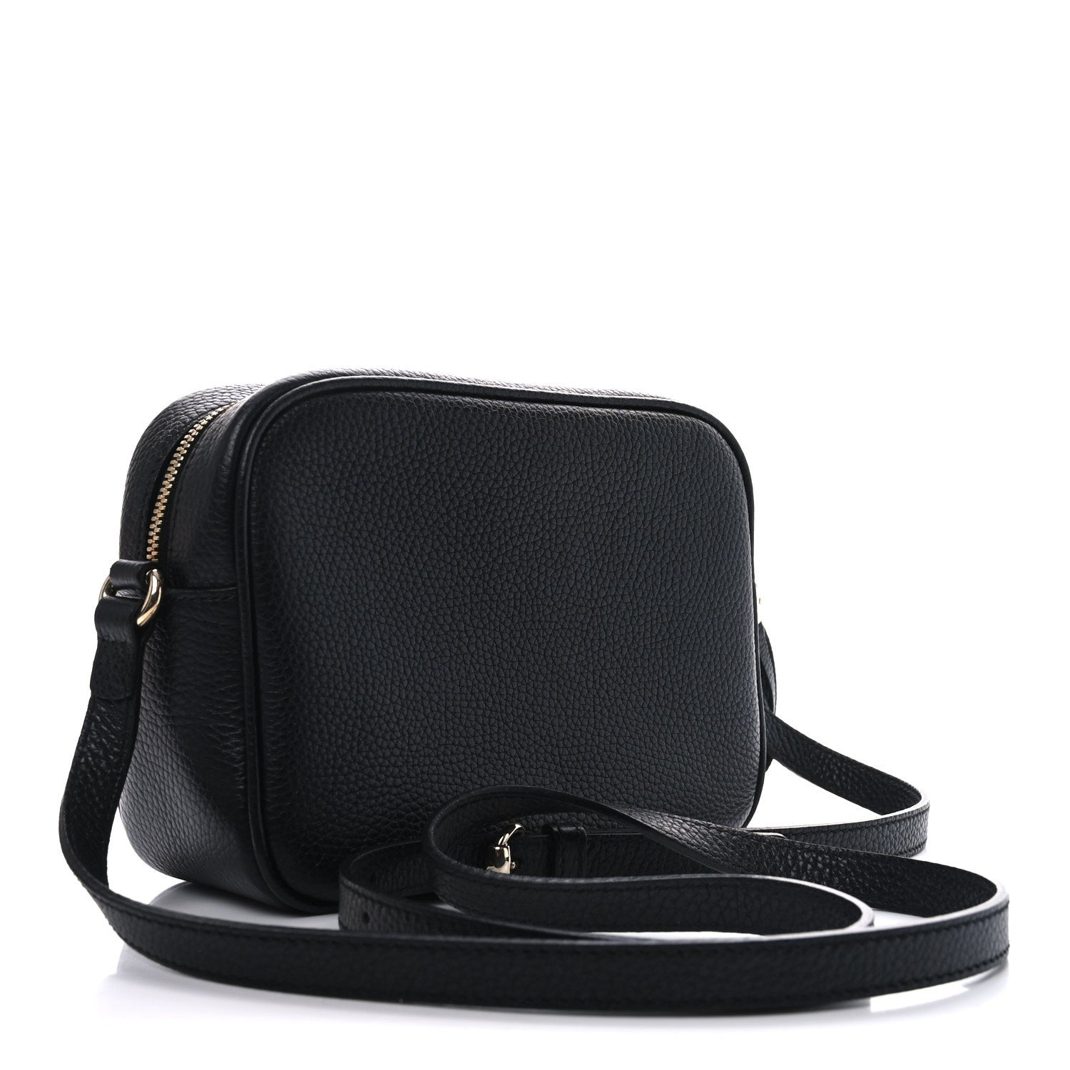 Gucci Pebbled Calfskin Small Soho Disco Bag Black 3 of 9