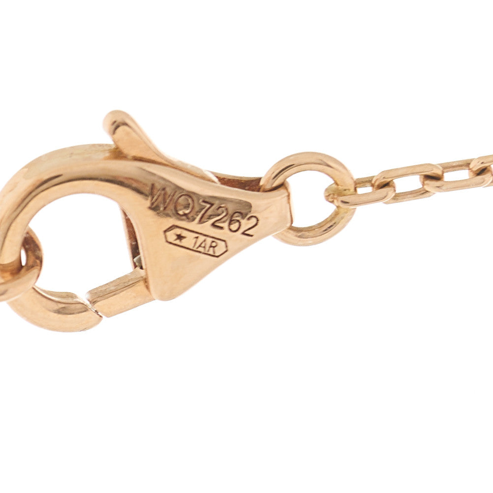 18K Pink Gold Diamond SM D'Amour Pendant Necklace
