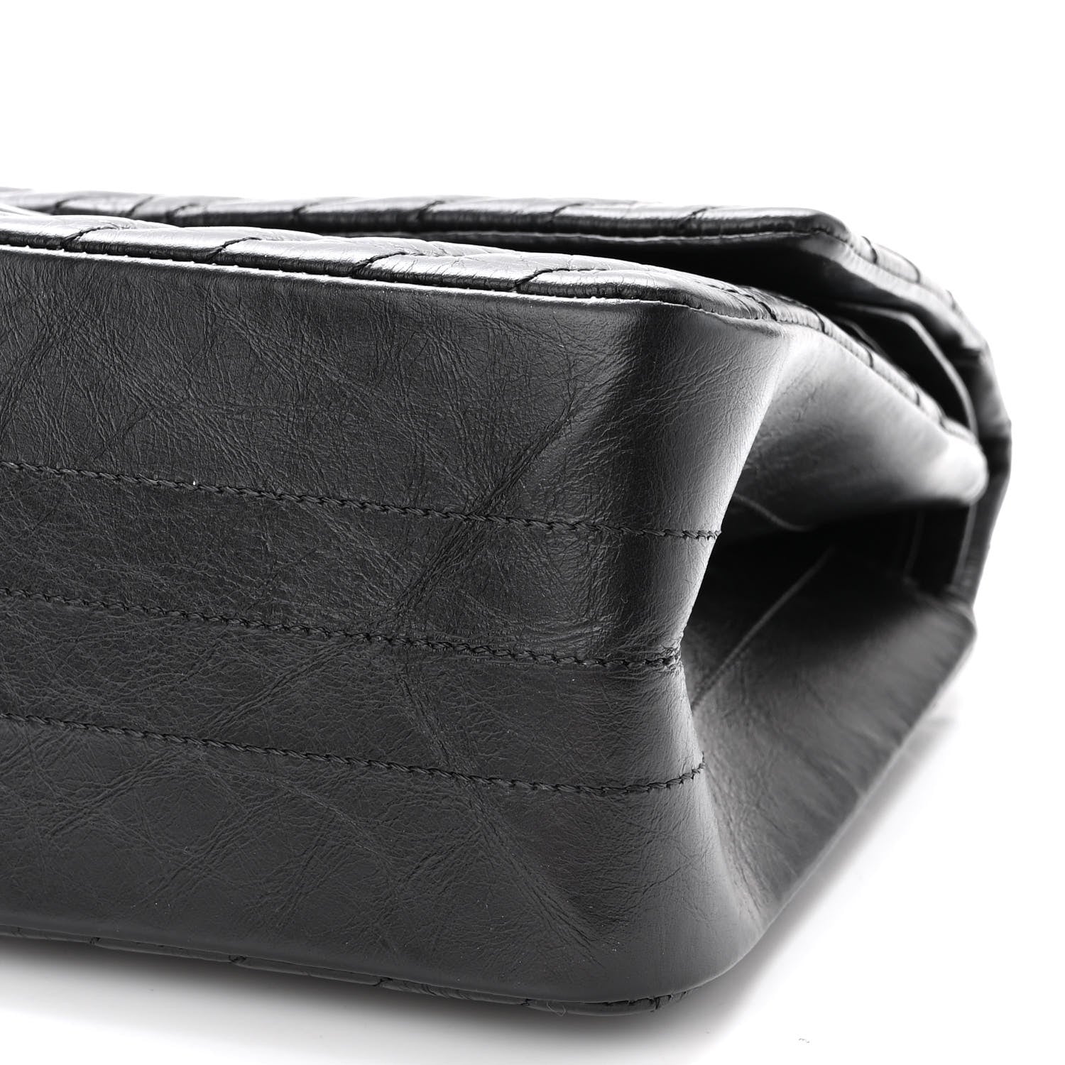 Chanel Aged Calfskin Chevron Quilted 2.55 Reissue 226 So Black 10 of 10