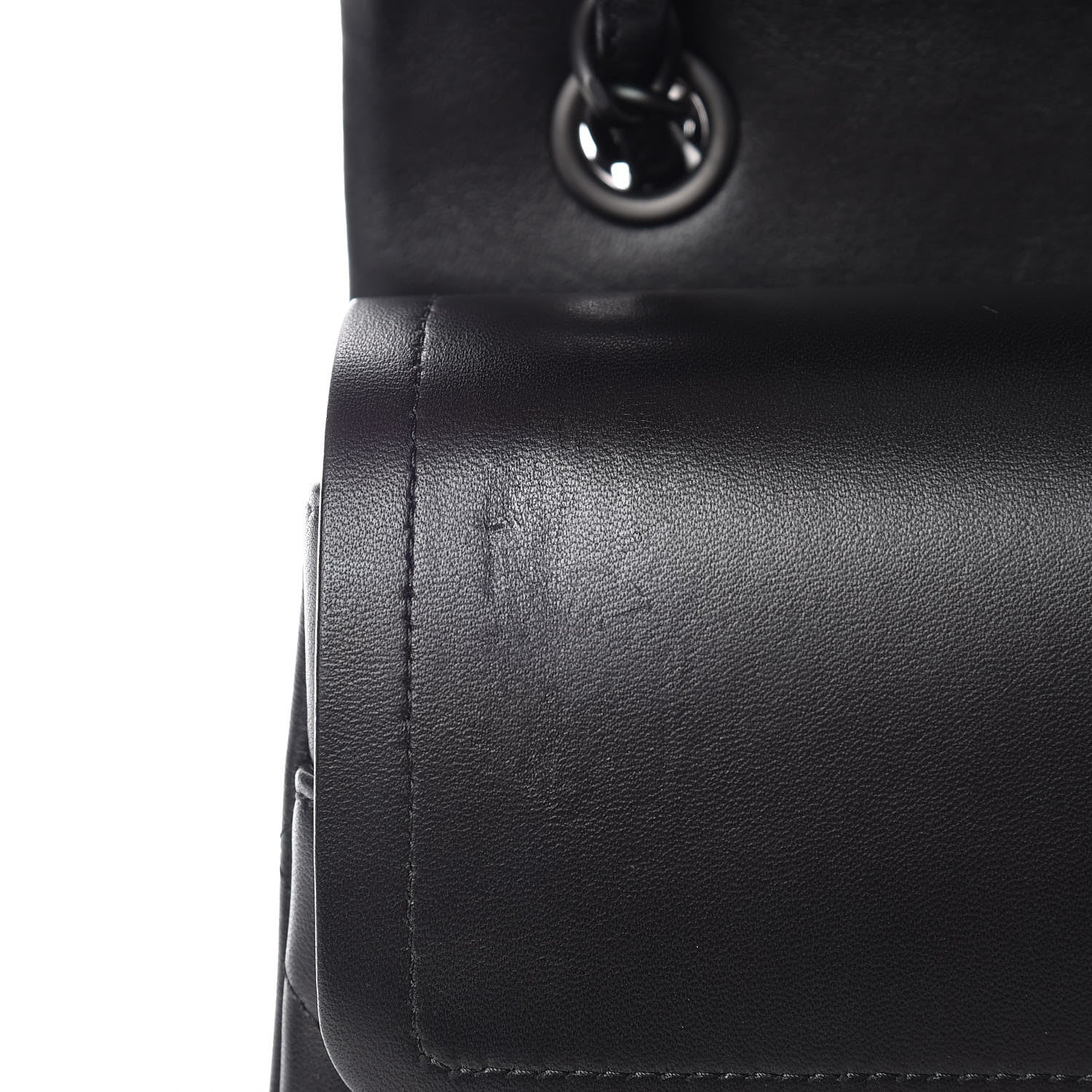 Chanel Lambskin Quilted Jumbo Double Flap So Black 17 of 25