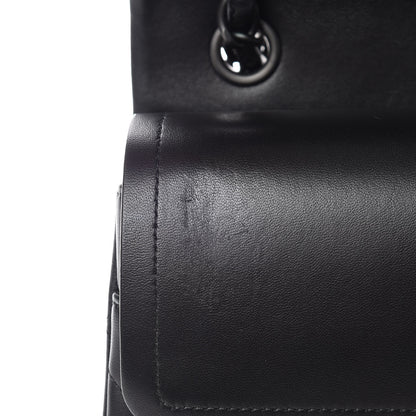 Chanel Lambskin Quilted Jumbo Double Flap So Black 17 of 25