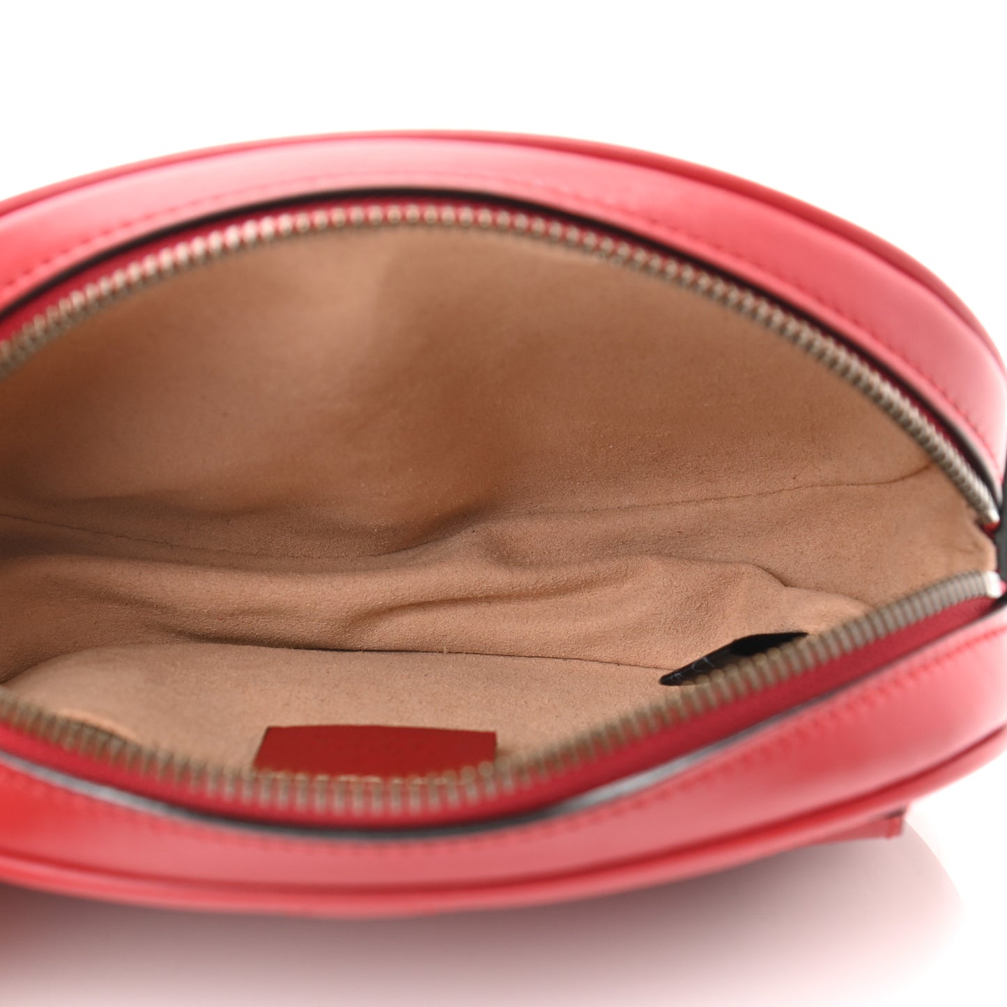 Calfskin Matelasse GG Marmont Belt Bag 85 34 Hibiscus Red