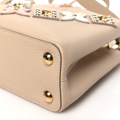 Louis Vuitton Taurillon Mechanical Flowers Smile Capucines BB Beige 9 of 9