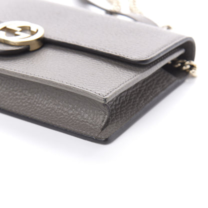 Gucci Dollar Calfskin Interlocking G Chain Wallet Loess 9 of 11