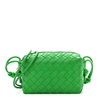 Bottega Veneta Nappa Intrecciato Mini Loop Camera Bag Parakeet 1 of 11