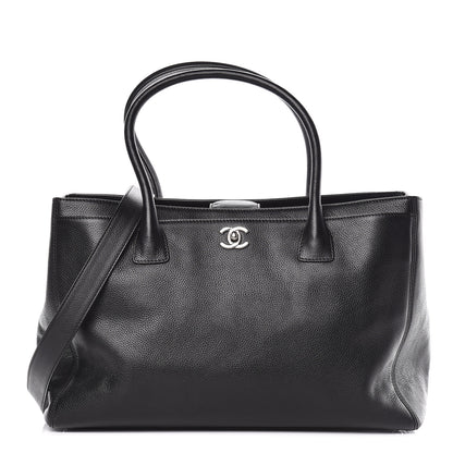 Chanel Calfskin Cerf Shopper Tote Black 1 of 10