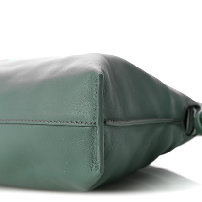 Loewe Calfskin Mini Flamenco Knot Clutch Vetiver 10 of 10