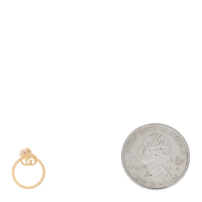 Gucci 18K Yellow Gold Running G Single Earring 2 of 5