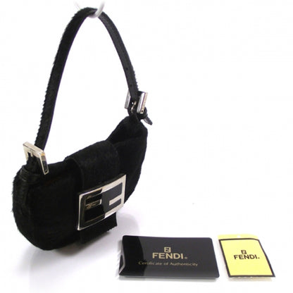 Fendi Calf Hair Baguette Black 3 of 12
