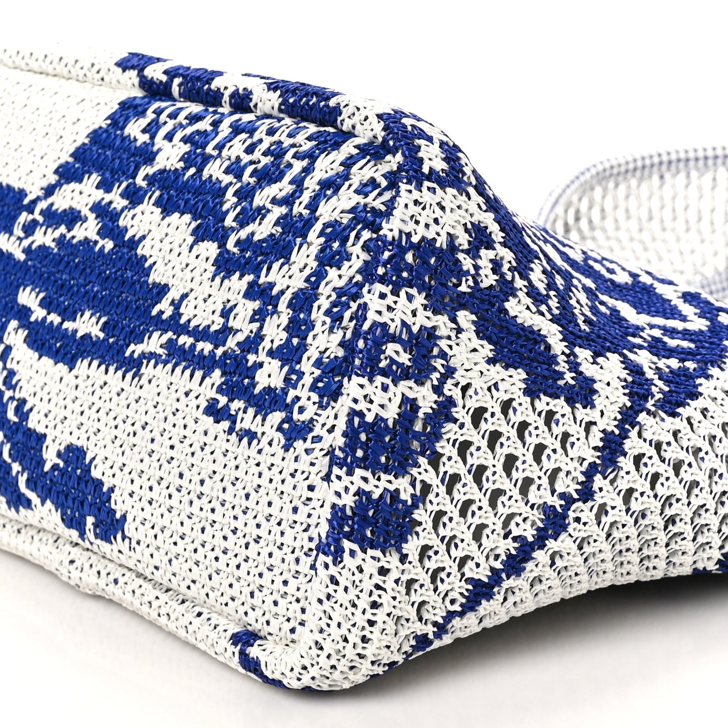 Viscose Small EKD Crochet Bag White