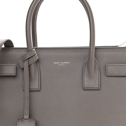 Saint Laurent Grained Calfskin Baby Sac De Jour Fog 8 of 15