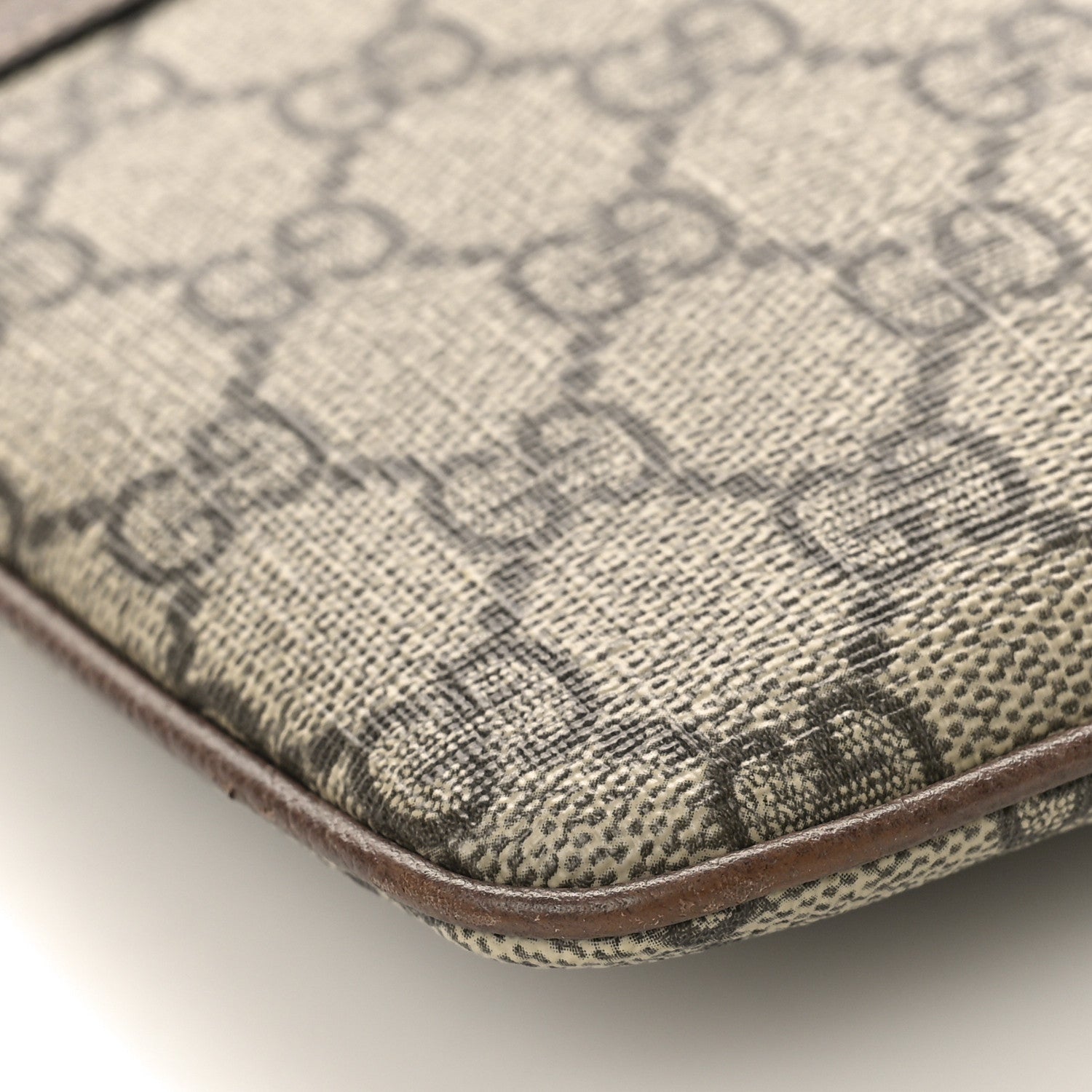 Gucci GG Supreme Monogram Large Ophidia Pouch Clutch Brown 8 of 9