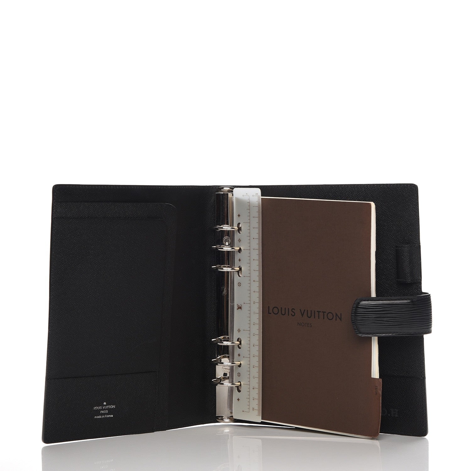 Louis Vuitton Epi Large Ring Agenda Black 5 of 7