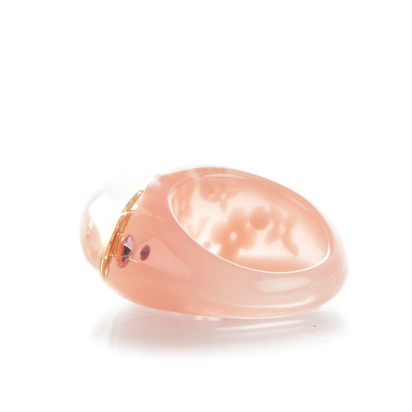 Inclusion Ring L Rose 8