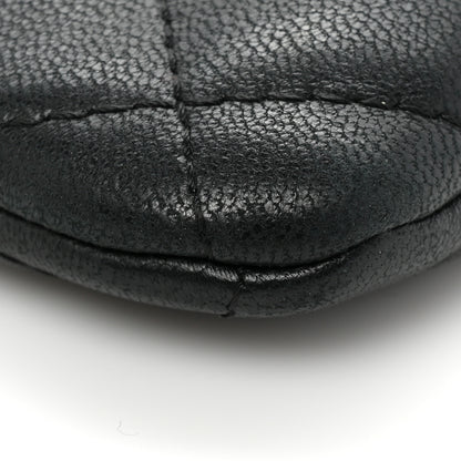 Chanel Lambskin Quilted Small Cosmetic Case Black 11 of 14