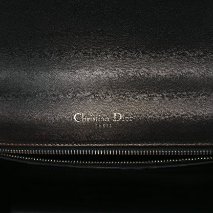 Christian Dior Snakeskin Sequin Embellished Medium Diorama Flap Bag Beige Multicolor 6 of 8