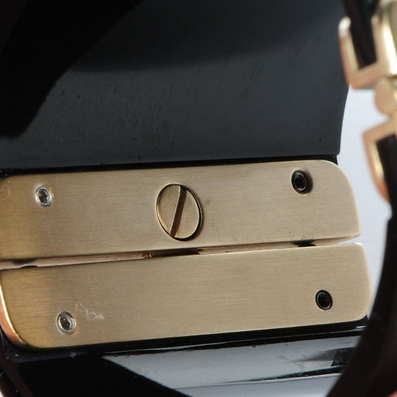 Resin Crystal CC Cuff Black Gold