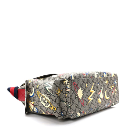 Gucci GG Supreme Monogram Space Diaper Bag Red 4 of 14