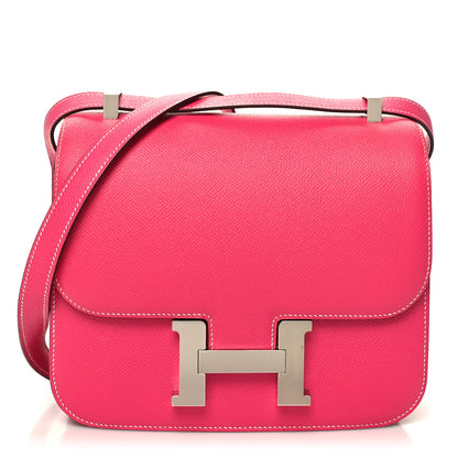 Hermes Epsom Constance 24 Rose Tyrien 1 of 12