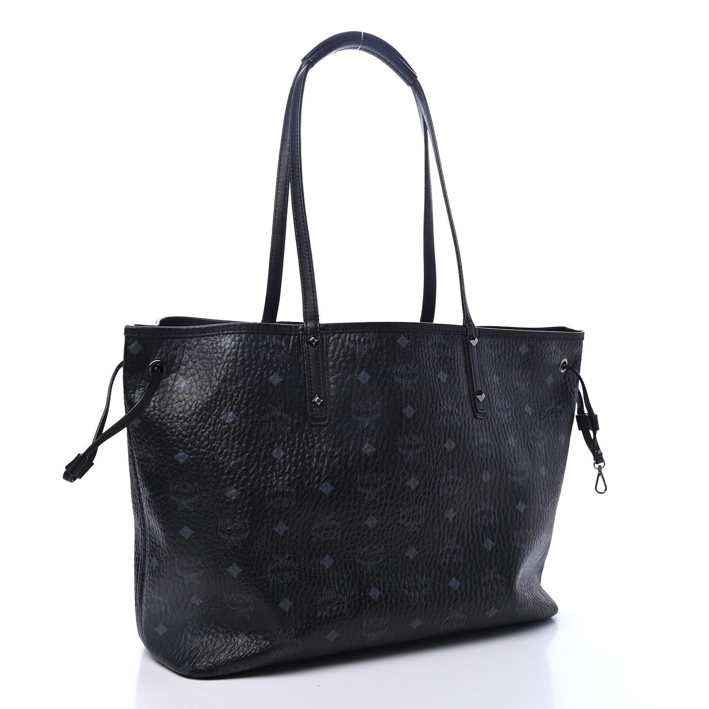 Visetos Large Reversible Shopper Tote Black