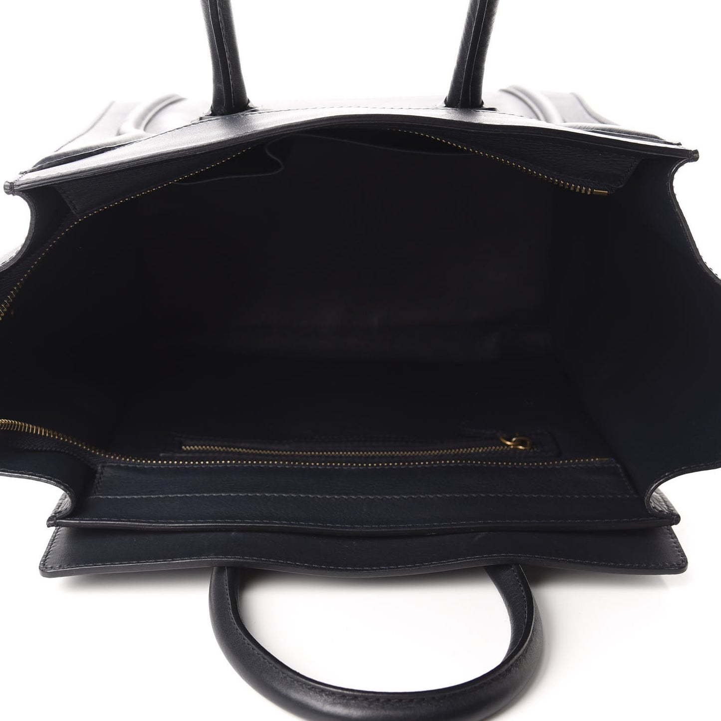 Smooth Calfskin Mini Luggage Navy Blue
