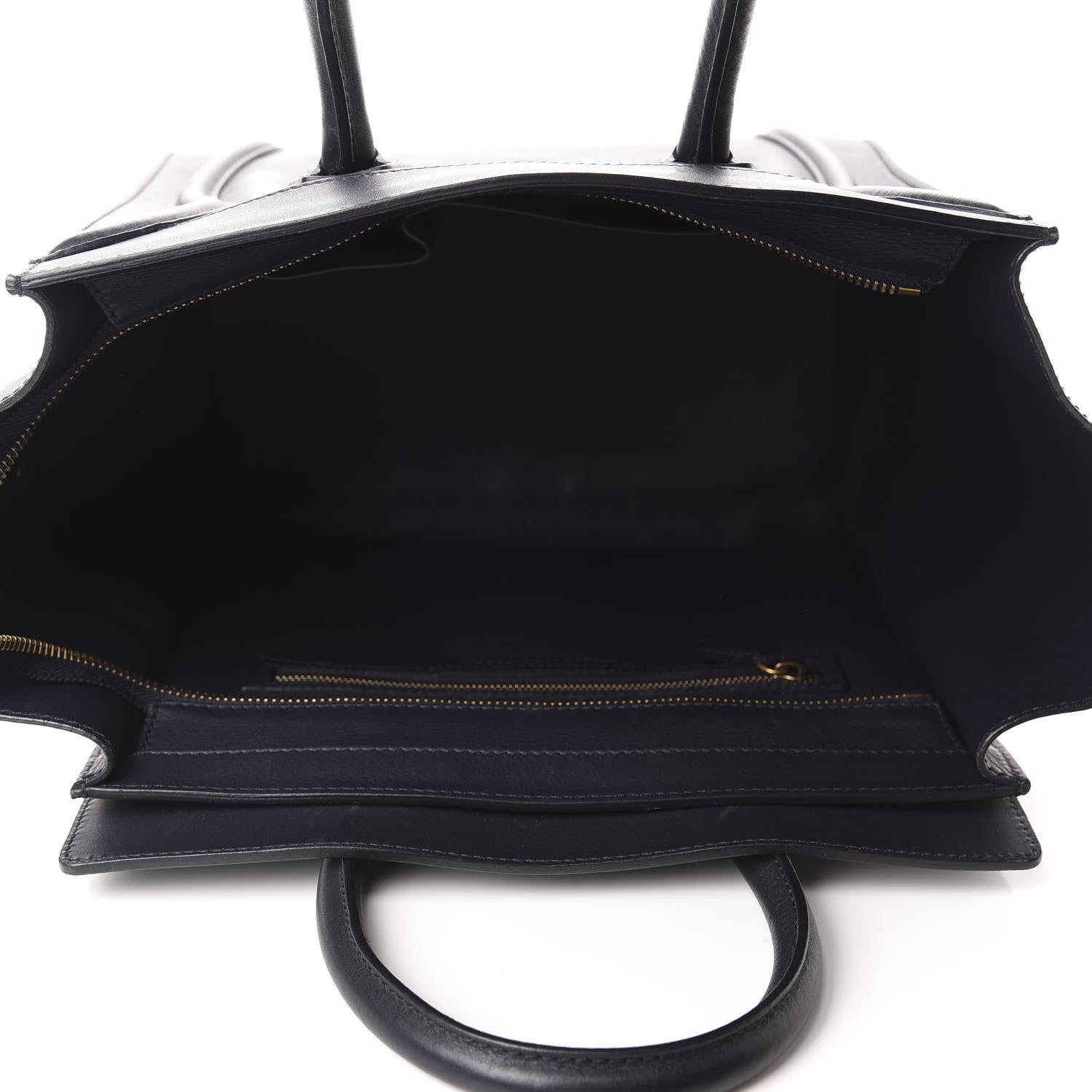 Celine Smooth Calfskin Mini Luggage Navy Blue 5 of 11