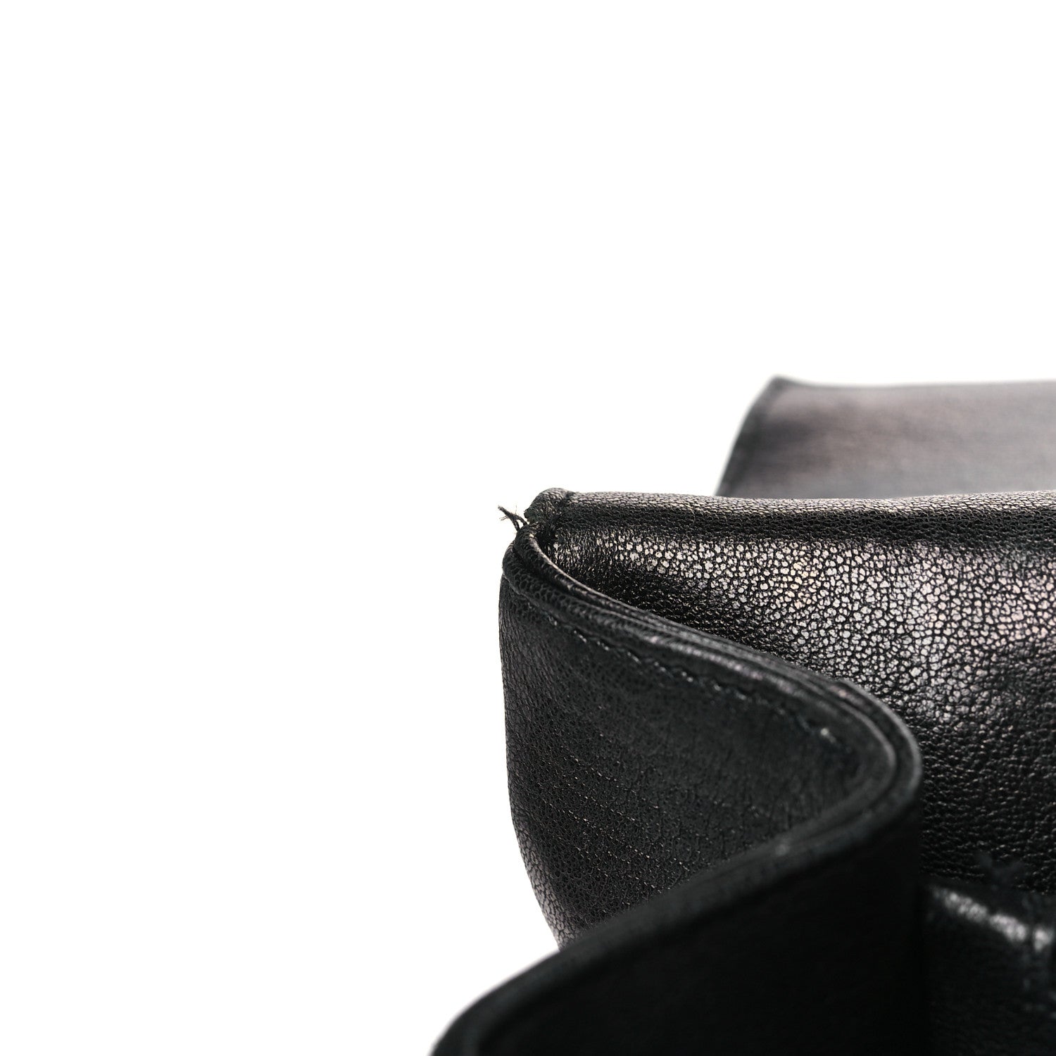 Saint Laurent Sheepskin Matelasse Chevron Monogram Large College Satchel Black 8 of 10