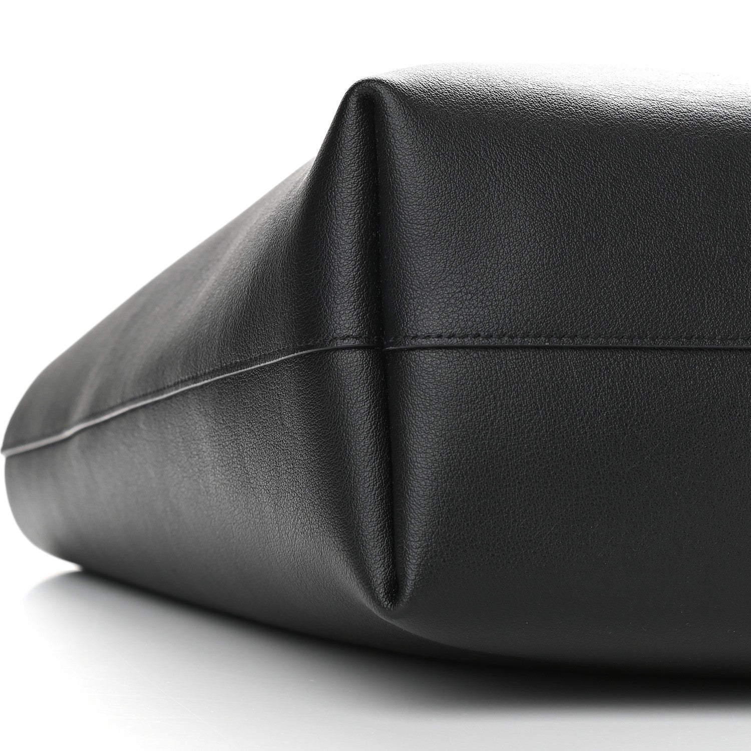 Saint Laurent Calfskin Large Shopping Tote Black 8 of 9