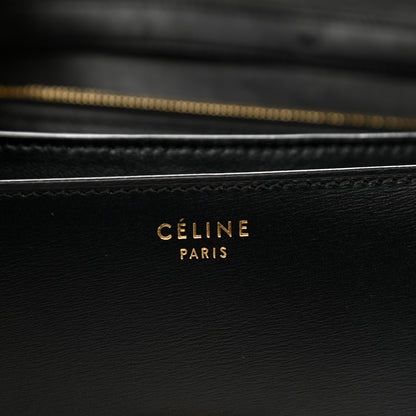 Celine Box Medium Classic Box Flap Bag Black 5 of 10