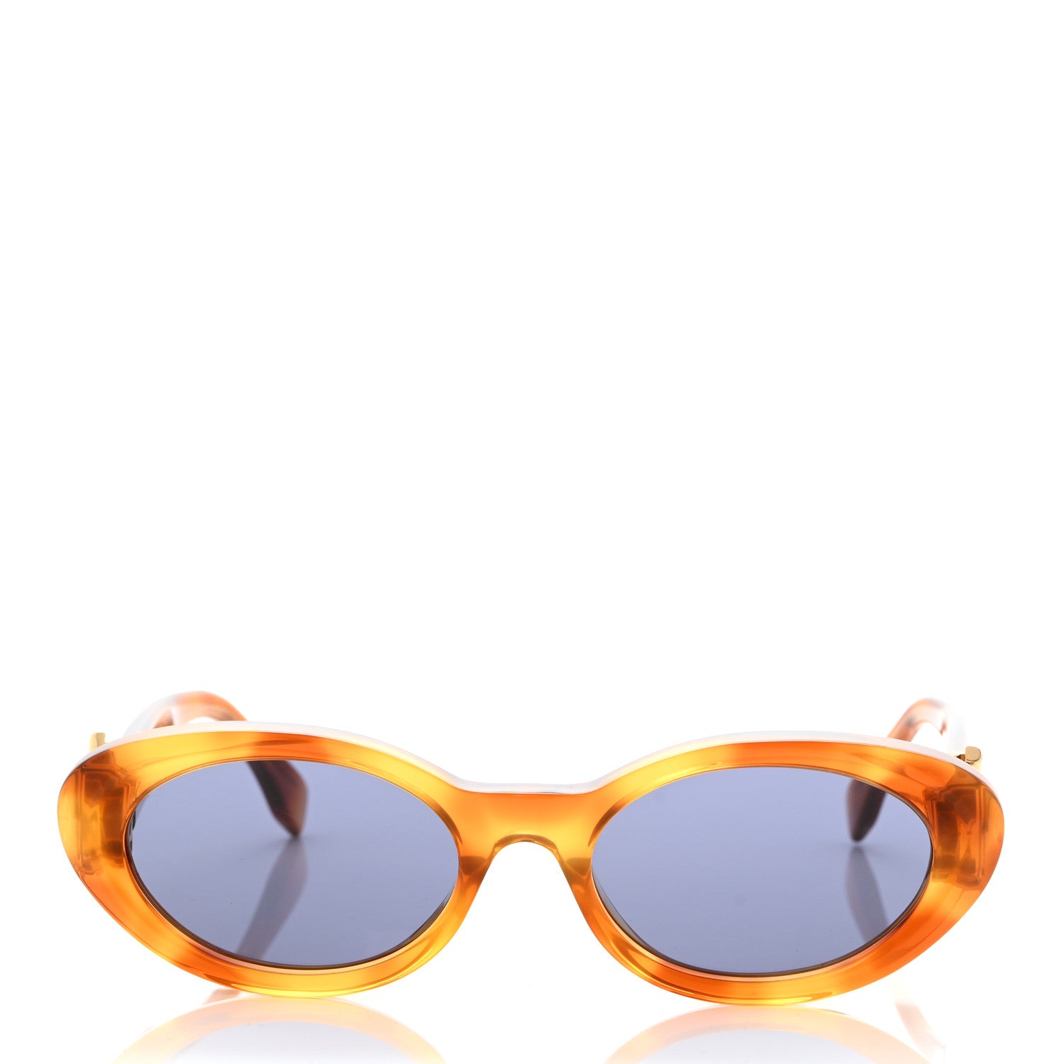 Fendi Acetate Sunglasses FE40140U Light Havana 2 of 7
