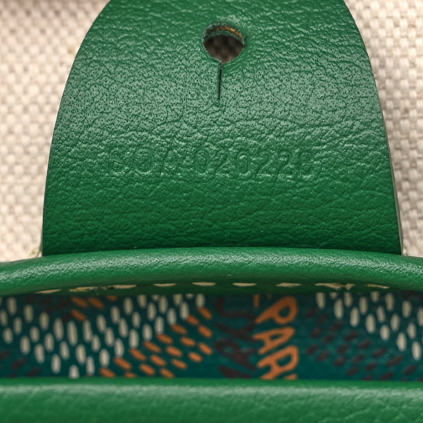 Goyardine Artois MM Green
