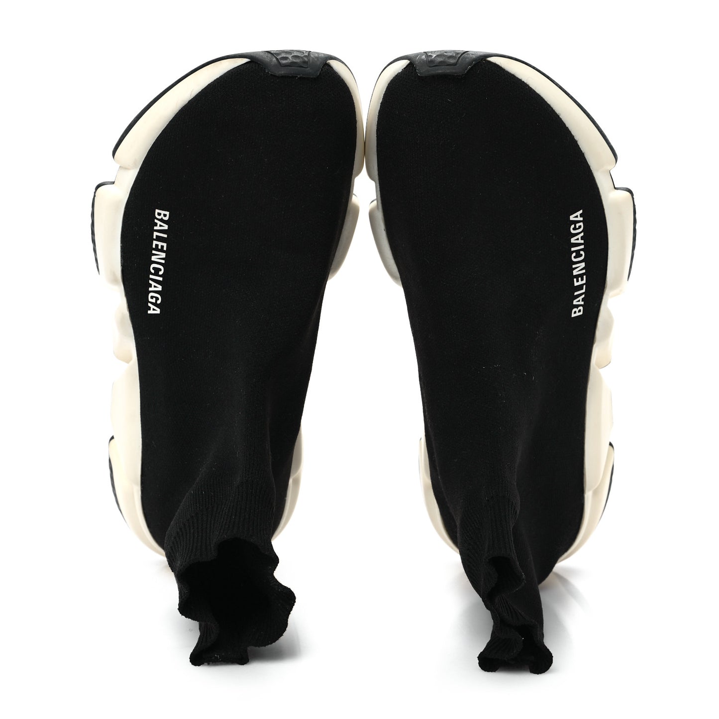 Technical 3D Recycled Knit Womens Speed Sneakers 40 Black White