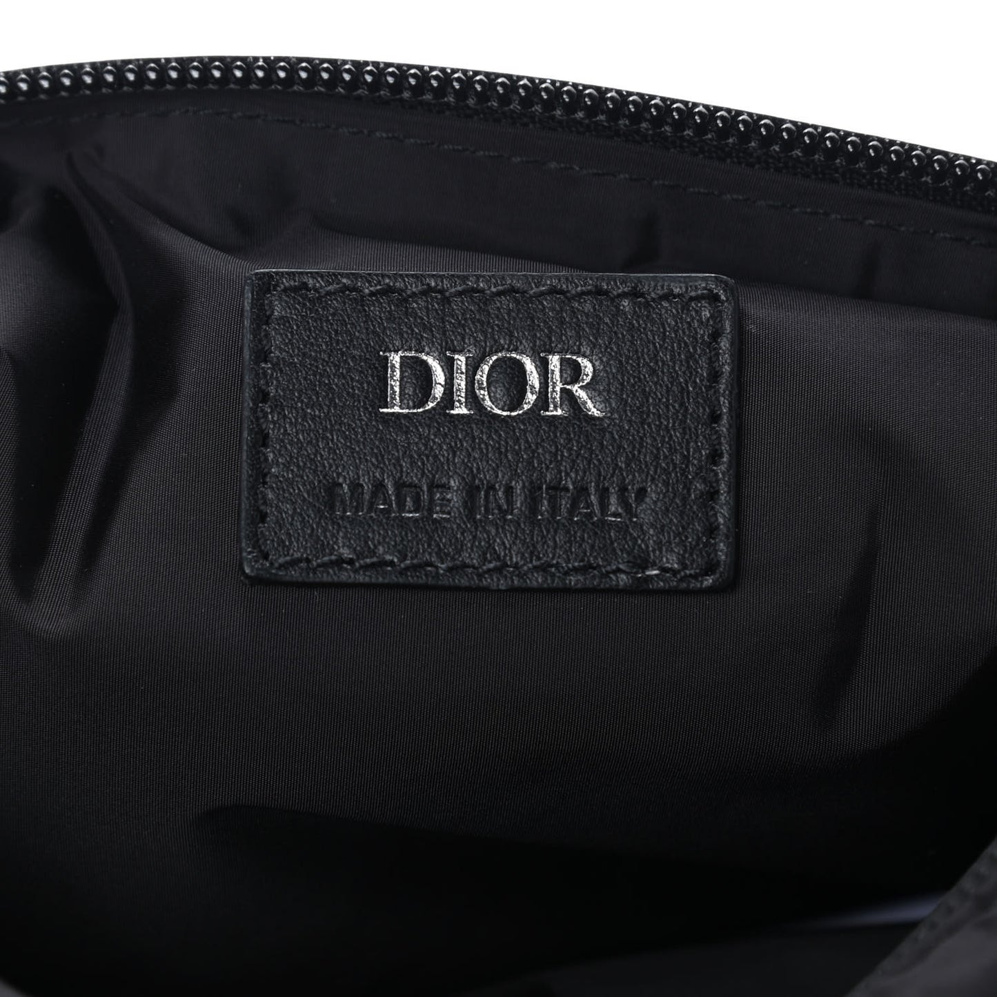 HOMME Nylon Saddle Messenger Bag Black