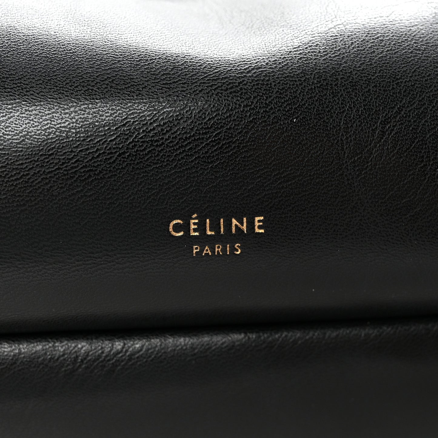 Smooth Calfskin Eyelet Small Top Handle Bag Black