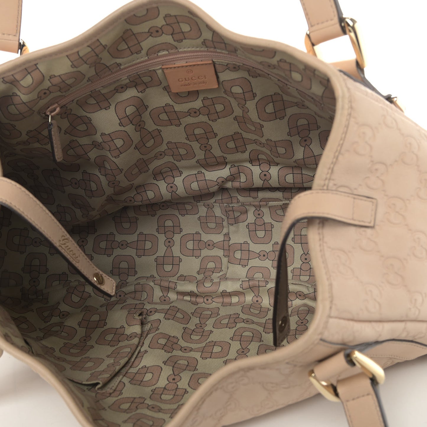 Guccissima Medium Abbey Shoulder Bag Beige