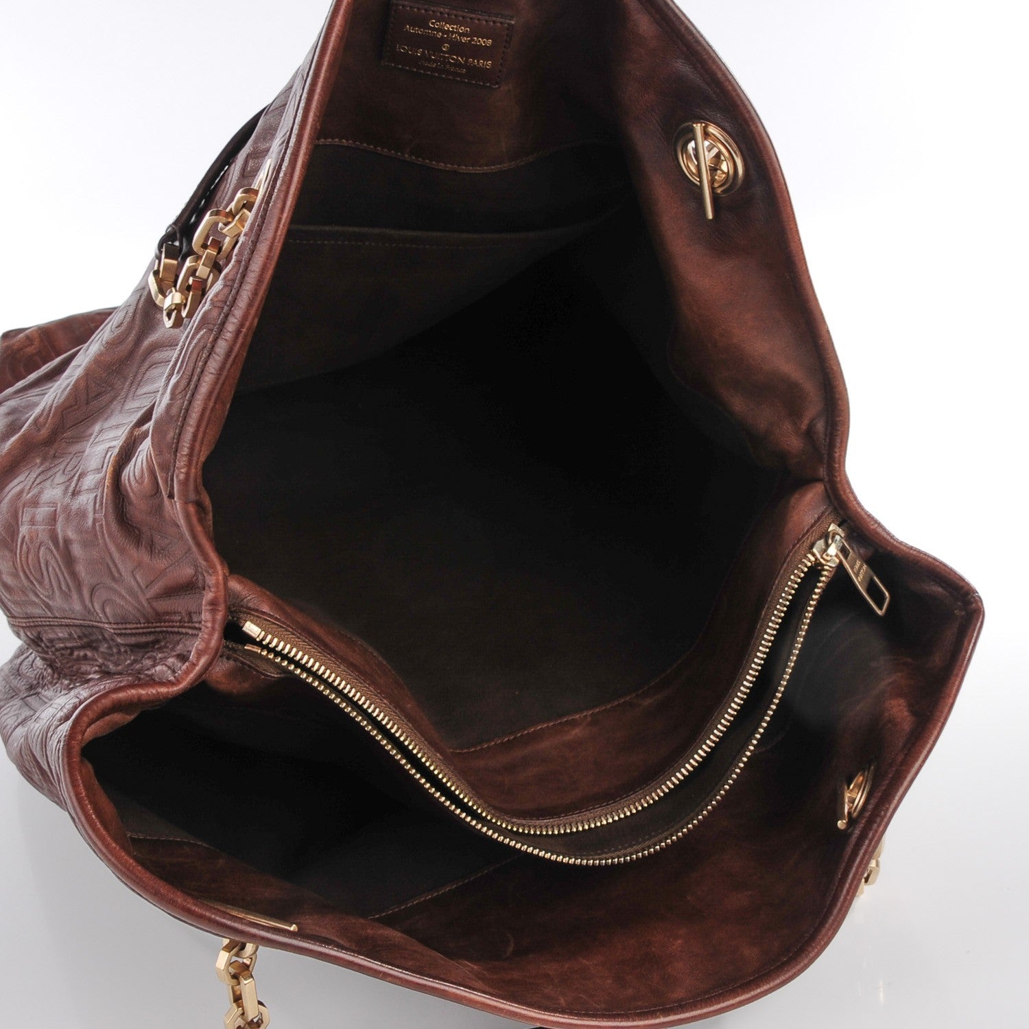 Louis Vuitton Monogram Paris Souple Whisper GM Chocolate 5 of 7