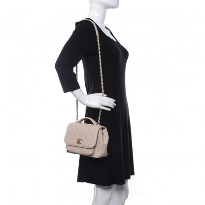 Chanel Caviar Quilted Medium Business Affinity Flap Beige 2 of 10