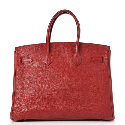 Hermes Togo Birkin 35 Rouge Garance 3 of 37