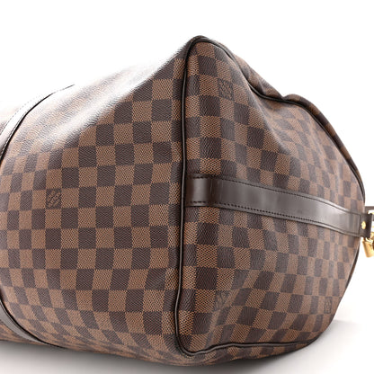 Louis Vuitton Damier Ebene Keepall Bandouliere 55 10 of 10