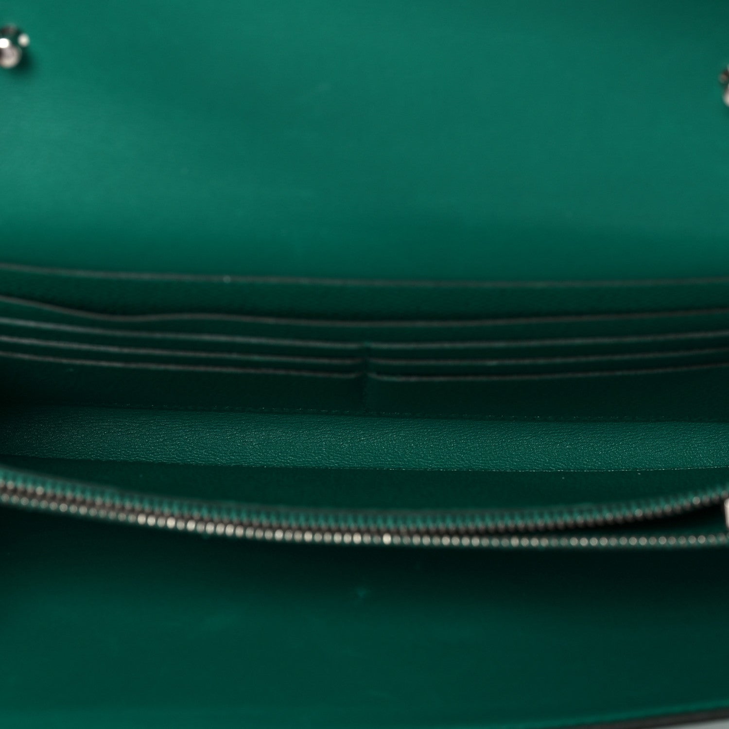 Hermes Epsom Constance Long To Go Wallet Vert Jade 4 of 7