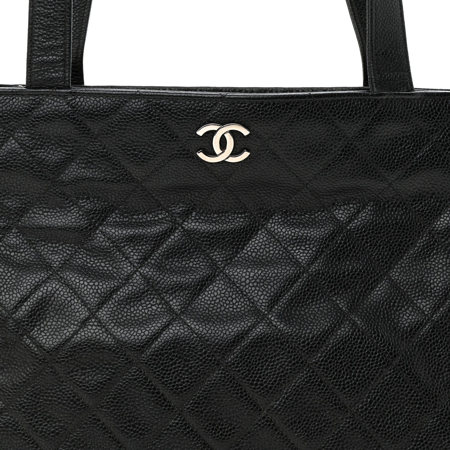 Chanel Caviar Quilted CC Shoulder Bag Black 8 of 15