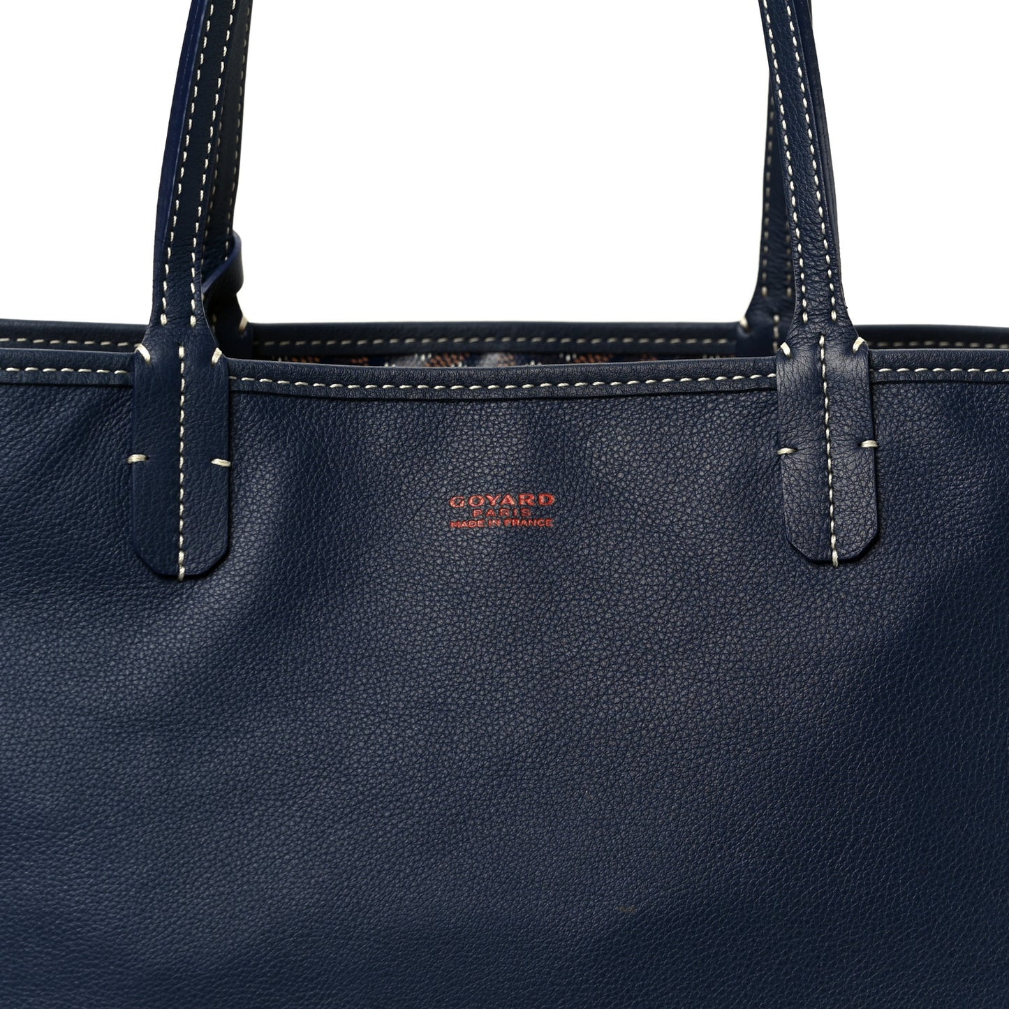 Goyardine Reversible Anjou PM Navy