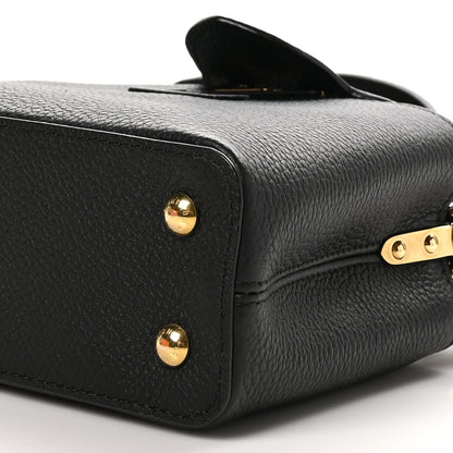 Louis Vuitton Taurillon Mini Capucines Black 10 of 11