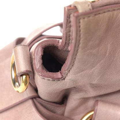 Miu Miu Vitello Lux Mini Bow Bag Cipria 15 of 19