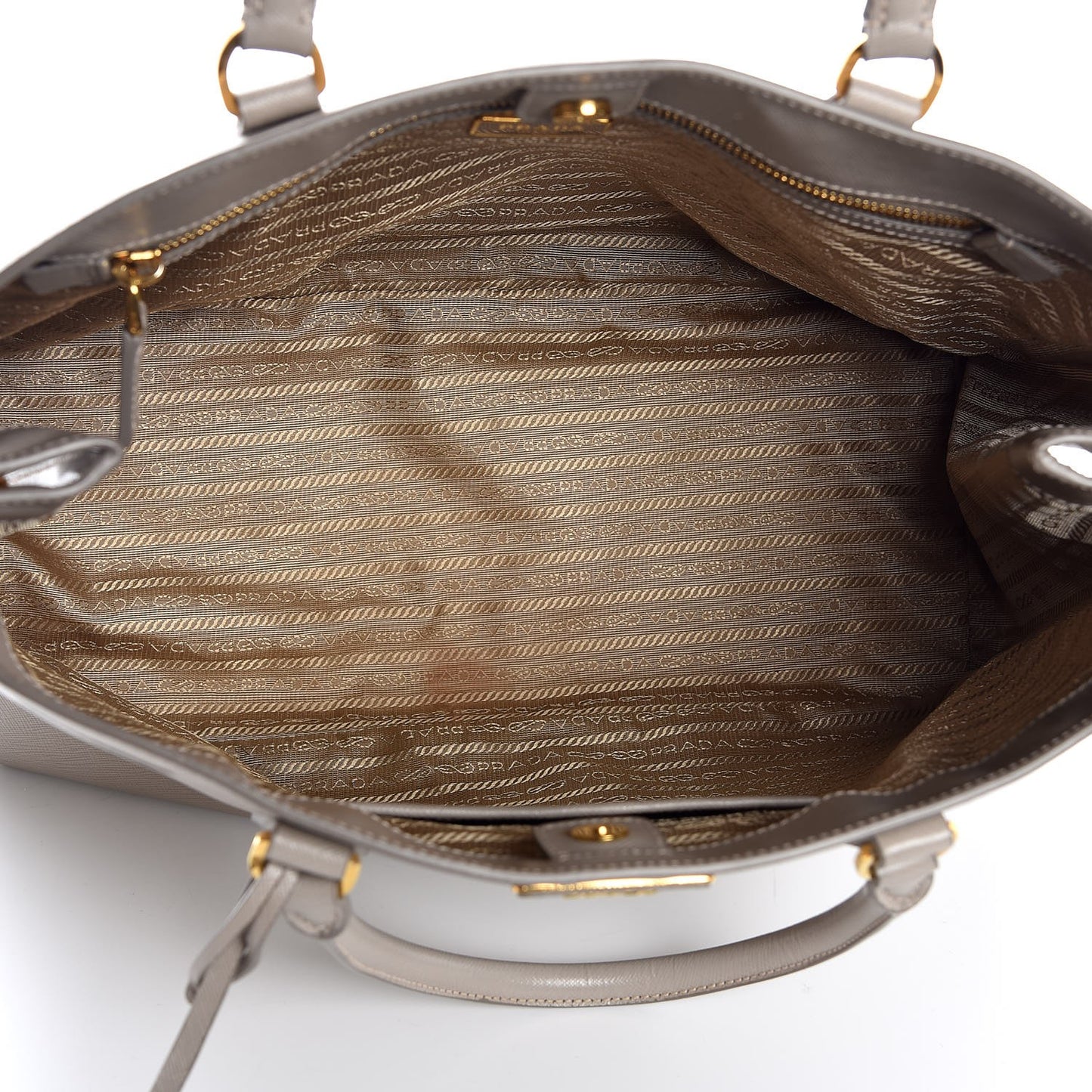 Saffiano Lux Medium Tote Pomice