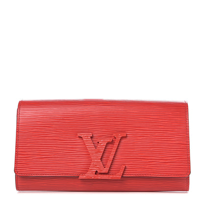 Louis Vuitton Epi Louise Wallet Coquelicot 1 of 5