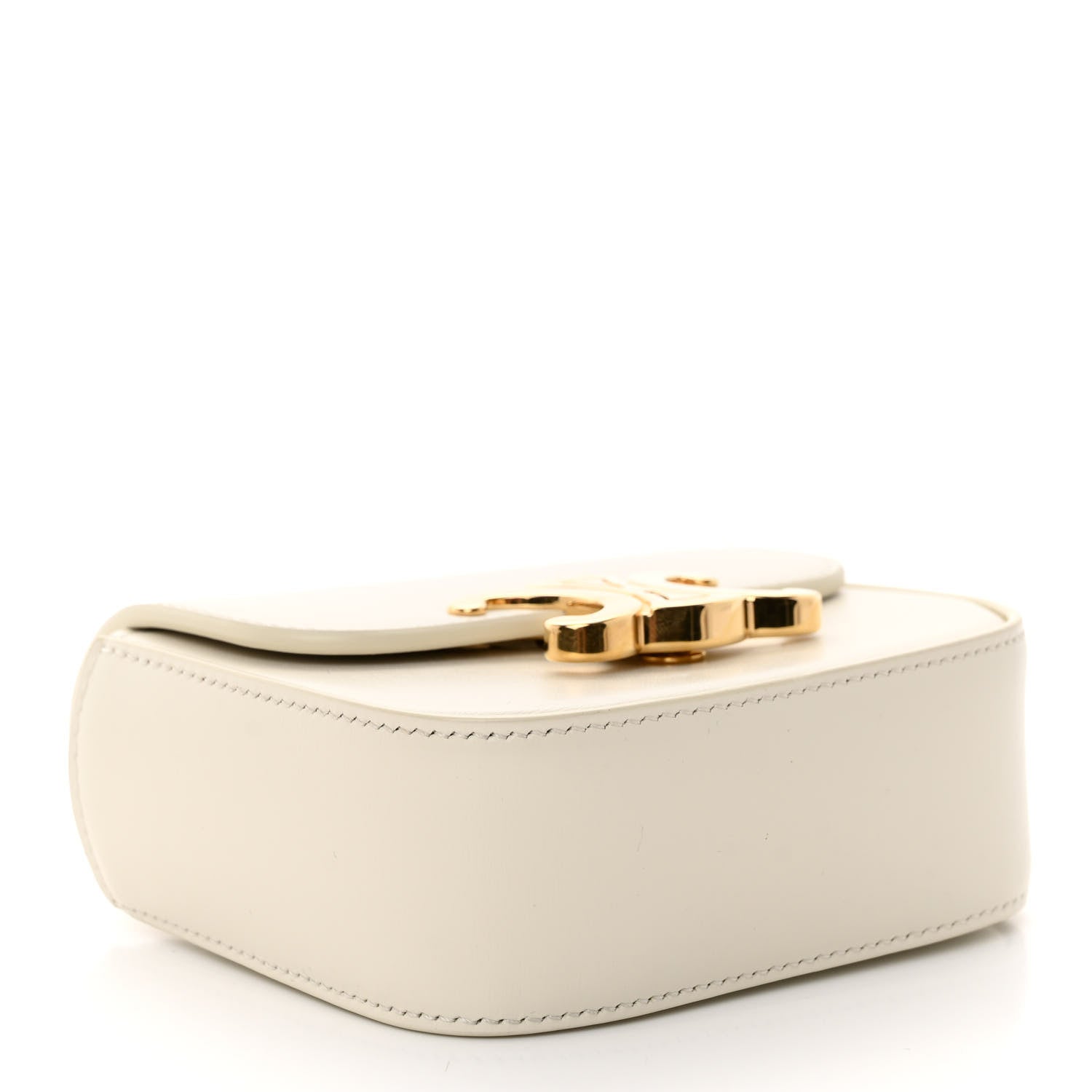 Celine Shiny Calfskin Mini Triomphe Rice 4 of 10