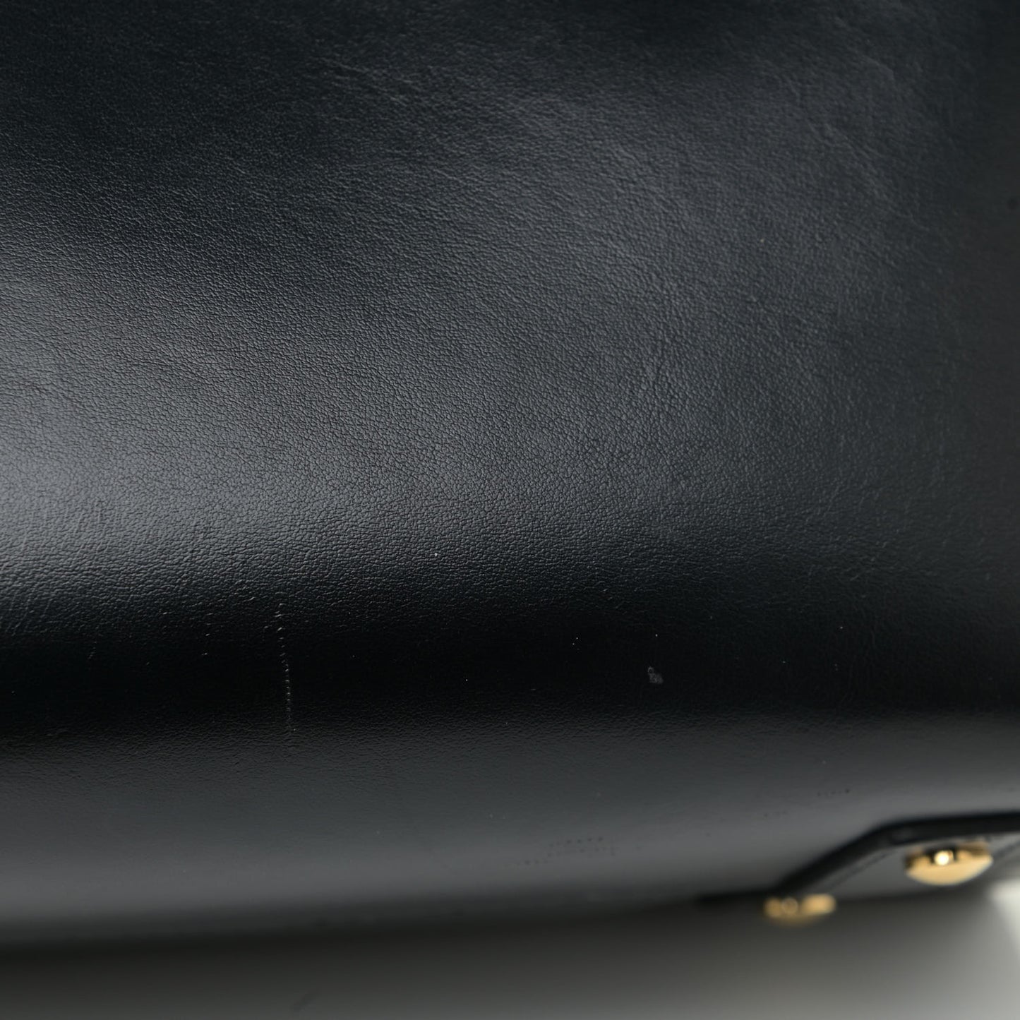 Soft Grain Calfskin Small Belt Bag Black Tan